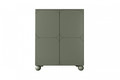 Sideboard Cabinet Sonatia II 120 cm, with 2 internal drawers, olive