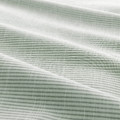 BERGPALM Pillowcase, green/striped, 50x60 cm