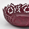 SILKESTRÄD Decorative bowl, brown-red, 18 cm