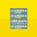 LADDA Rechargeable battery, HR06 AA 1.2V, 2450mAh