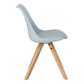 Dining Chair Norden Star Square, natural/grey