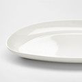 FRÖJDEFULL Serving plate, white, 23x11 cm, 2 pack
