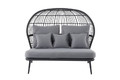 GoodHome Outdoor Daybed Sofa Apolima, grey