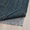 LANDBANA Rug, flatwoven, dark blue, 133x195 cm