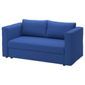 SKÖNABÄCK 2-seat sofa-bed, Knisa bright blue