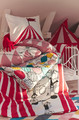 BUSENKEL Rug, harlequin pattern/multicolour, 130x160 cm