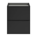 Goodhome Wall-mounted Basin Cabinet Imandra Slim 50cm, matt black