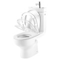 2in1 Toilet & Sink GoodHome Cavally Rimless 3/6l, soft-close