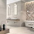 Glazed Tile Earthsong 35 x 90 cm, white, 1.58 m2