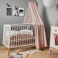 LEANDER Sheet for baby cot, 2 pcs, dusty rose