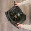 AJÖSS Waste sorting bag, dark grey, 56x67 cm/35 l