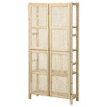 IVAR Shelving unit with doors, pine, 89x30x179 cm