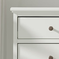 IDANÄS Chest of 4 drawers, white, 104x118 cm