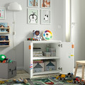 SMÅSTAD / PLATSA Cabinet, white light green/with 1 shelf, 60x57x63 cm