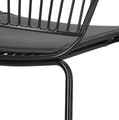 Chair with Seat Pad Golig, black