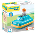 Playmobil 1.2.3: Push & Go Car 12m+