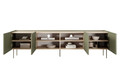 Four-Door TV Cabinet Desin 220, olive/nagano oak