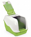 MPS Cat Toilet Netta 54x39x40cm, white-green