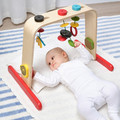 LEKA Baby gym, birch, multicolour, 0m+