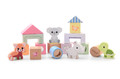 Joueco Wooden Discover Blocks The Wildies Family 12m+