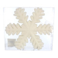 Christmas Decoration Snowflake 19-23cm 2pcs, assorted