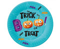 Halloween Paper Plates Boo 18cm 6pcs