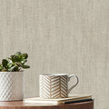 GoodHome Vinyl Wallpaper on Fleece Donpe, beige