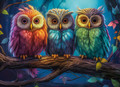 Castorland Children's Puzzle Three Little Owls 300pcs 8+