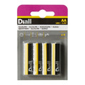 Diall Alkaline Battery AA 4-pack