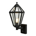 GoodHome Garden Outdoor Wall Lamp Radley E27 IP44, black