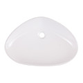 Ceramic Countertop Basin GoodHome Kotra 58x38cm, white