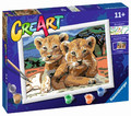 Ravensburger Painting By Numbers CreArt Little Lions 11+