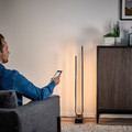 PILSKOTT LED floor lamp, smart black