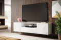 Wall-Mounted TV Cabinet Asha 167 cm, matt white