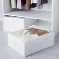 SKUBB Storage case, white, 43x53x19 cm