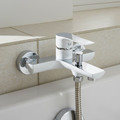 GoodHome Bath Tap Wicie, white