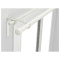 RÄCKA / HUGAD Double curtain rod combination, white, 210-385 cm