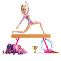 Barbie Gymnastics Playset With Blonde Fashion Doll HRG52 3+