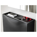 TRONES Shoe/storage cabinet, black, 52x39 cm