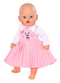 Zapf Doll Dress Bunny Outfit for Baby 43cm 3+