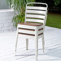 NORRMANSÖ Chair, outdoor, in/outdoor beige/acacia