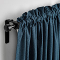 ROSENMANDEL Room darkening curtains, 1 pair, dark blue, 135x300 cm