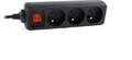 Gembird UPS Power Strip 3FR EU type 16A C14 0.6 m, black