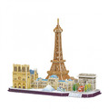 Cubic Fun 3D Puzzle City Line Paris 114pcs 8+