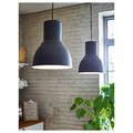 HEKTAR Pendant lamp, dark grey, 22 cm