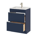 GoodHome Wash-basin Cabinet Imandra 60 cm, matt blue