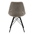 Chair Eris, corduroy, grey