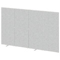 SIDORNA Room divider, grey, 320x195 cm