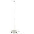 RINGSTA / SKAFTET Floor lamp, white, nickel-plated