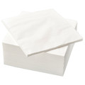 FANTASTISK Paper napkins, white, 40x40 cm, 100 pack